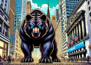 medveď Wall Street