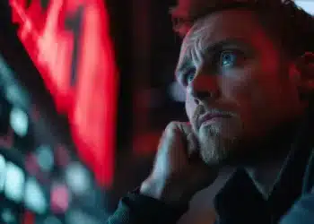 Pohľad investora na graf Wall Street