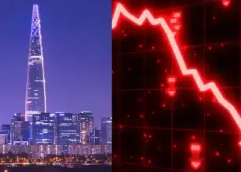 Južná Kórea prepad