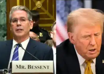 Scott Bessent a Donald Trump