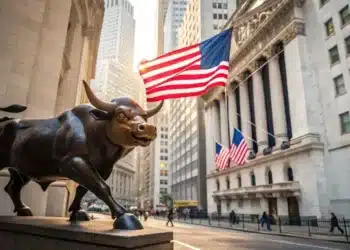 Býk na Wall Street, akciový trh