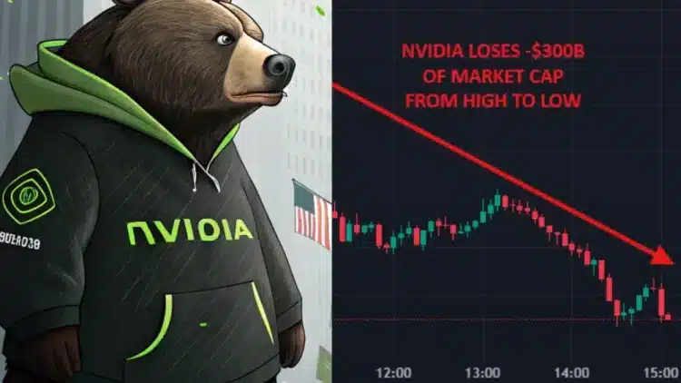 akcie Nvidia klesajú