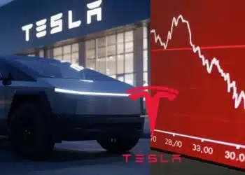 Pád akcií Tesla