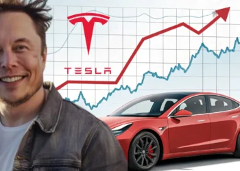 Tesla rast akcií