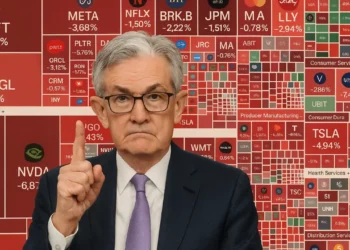 Jerome Powell, pád akcií