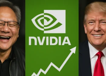 Nvidia, Huang a Trump