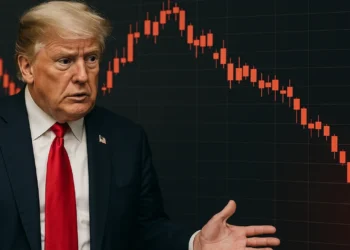 Trump, akciový trh, zdroj: ChatGPT