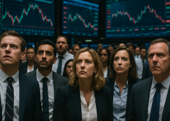 trh investori napätie