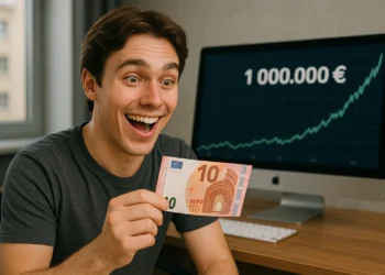 dôchodok s desiatimi eurami