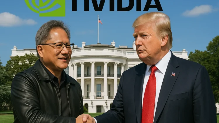 Huang, Trump a Nvidia
