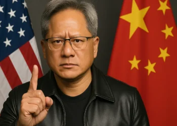 Jensen Huang a Nvidia, zdroj: ChatGPT