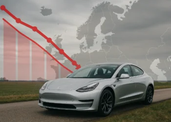 Tesla europa pokles