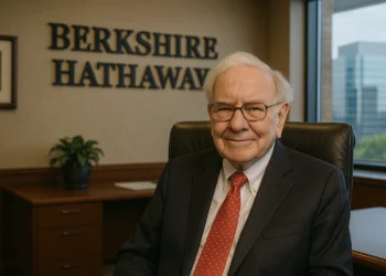 Warren Buffett v kancelárii Berkshire Hathaway