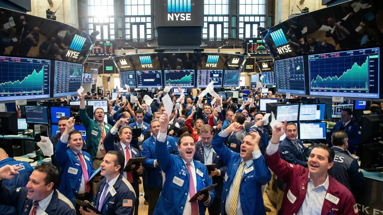 NYSE Wall Street akcie