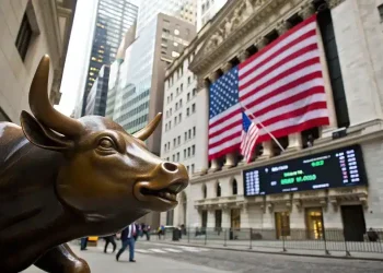 Býk na Wall Street, akciový trh