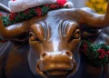 Býk na Wall Street a Vianoce