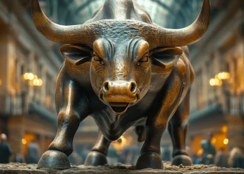 Býk Wall Street akcie