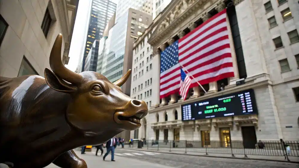 Býk na Wall Street, akciový trh