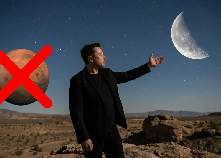 Elon Musk Mars Mesiac