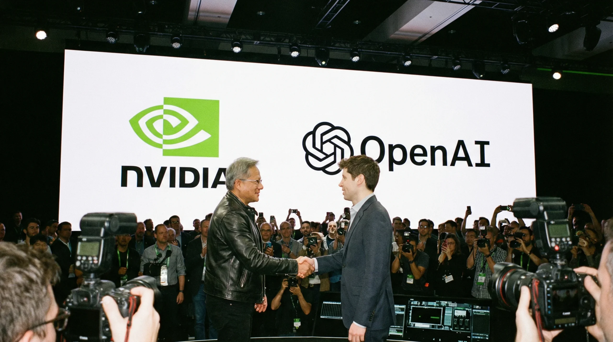 Huang a Altman, OpenAI a Nvidia