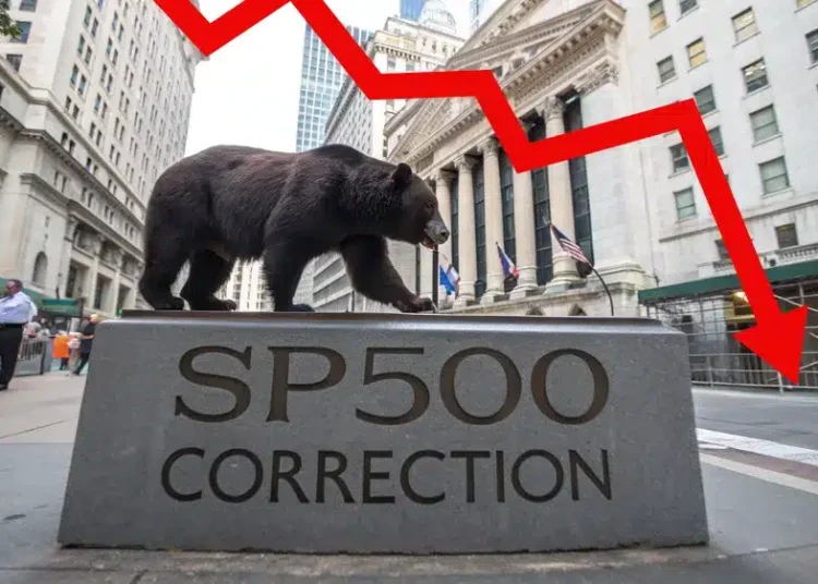 SP500 korekcia medveď