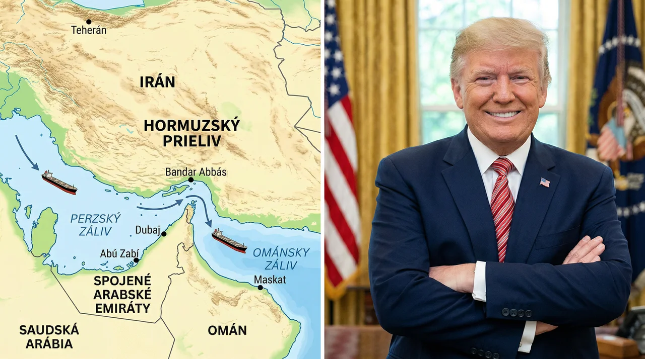 Trump hormuzský prieliv