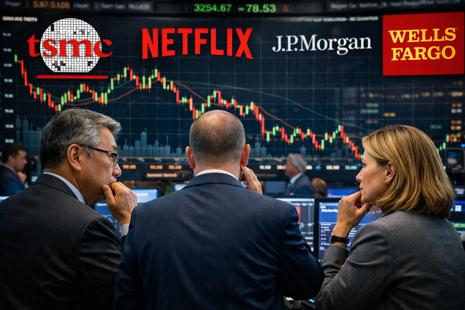 Investori sledujú trhy na burze