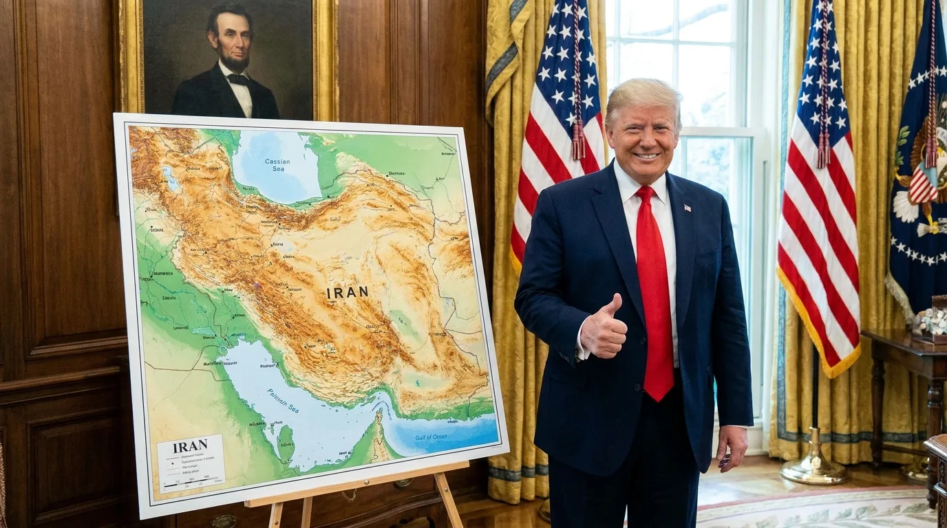 Donald Trump Iran Mapa