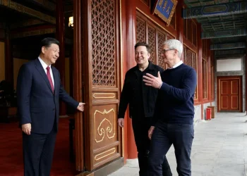 Xi Tin Ping Elon Musk Tim Cook