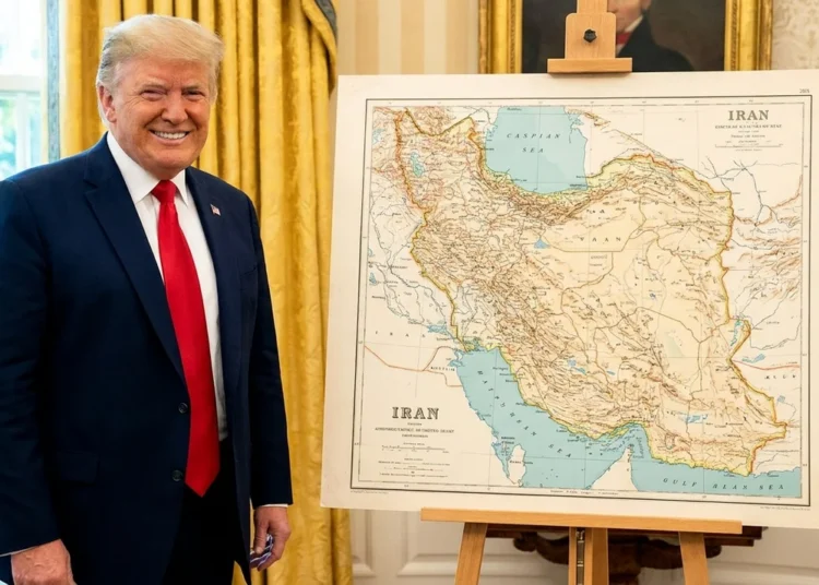 Donald Trump Iran Mapa
