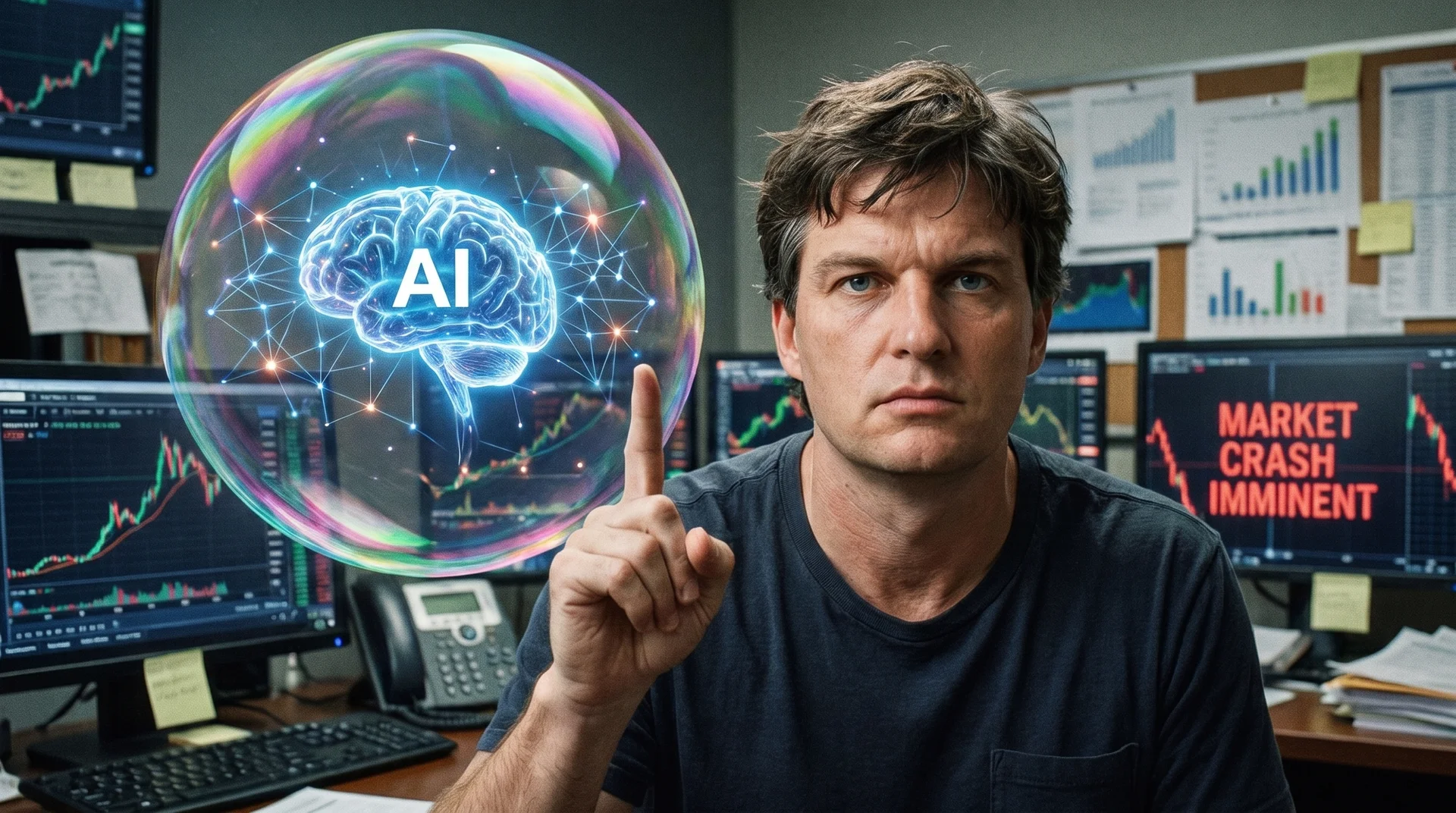 Michael Burry Varovanie AI