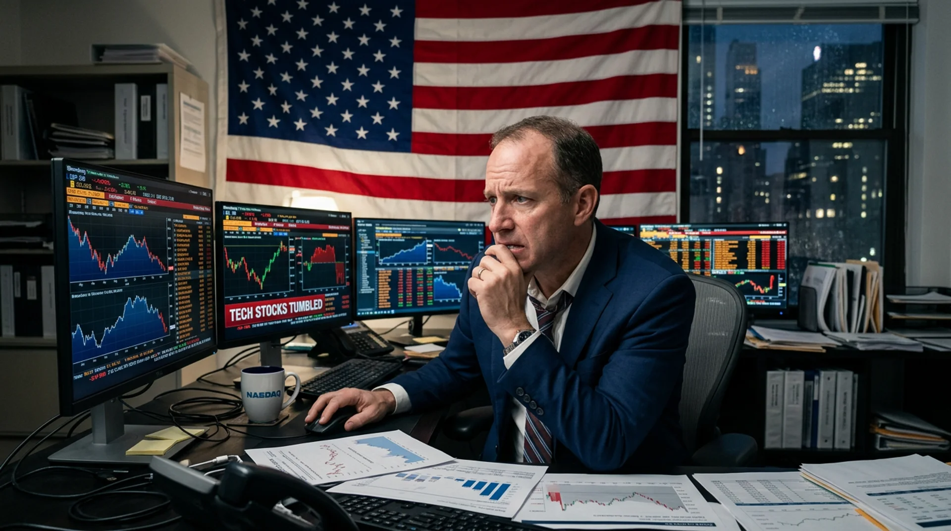USA Investor Nervozita